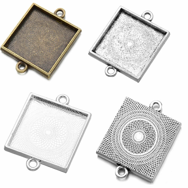 Onebeading Fit 25x25mm cabocho - Bezels Set Pendant recensione e prezzo
