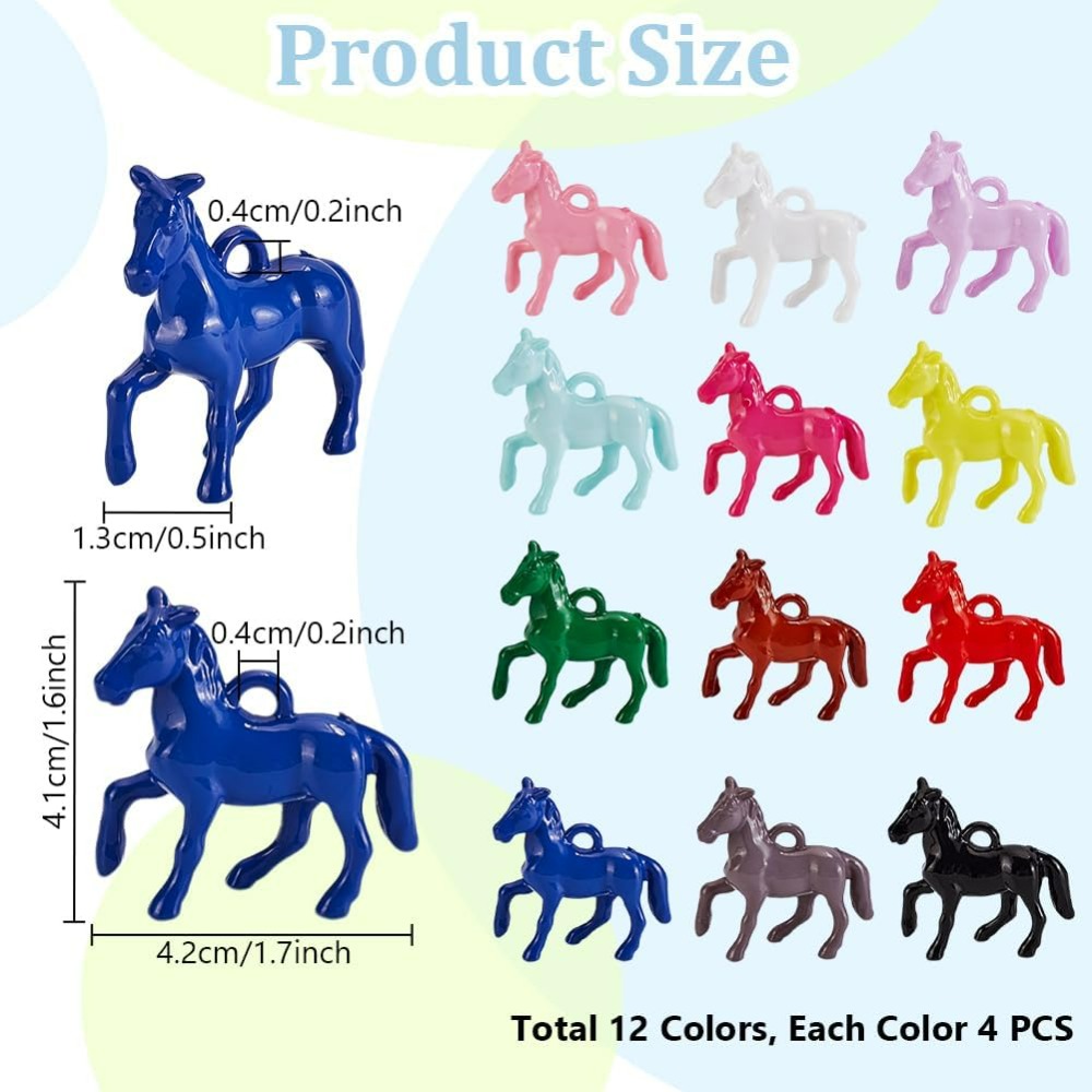 48 pezzi pendenti in acrilico  - Resin Craft Kit recensione e prezzo