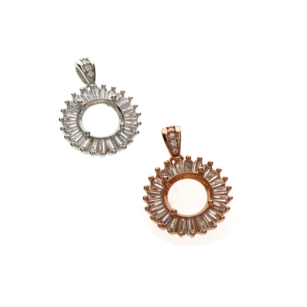 4-12MM Rotonda Lunetta In Oro  - Bezels Set Pendant recensione e prezzo