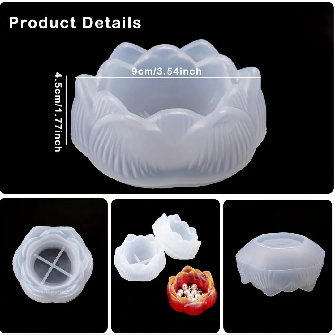 1pc stampi in resina siliconic - Flower Preservation Resin recensione e prezzo