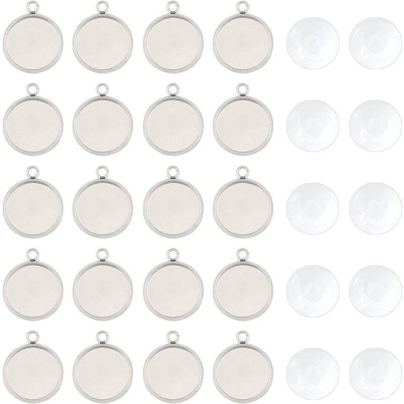50 set Set di gioielli cabocho - Bezels Set Pendant recensione e prezzo